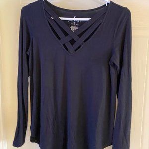 American Eagle soft & sexy long-sleeve top size XS
